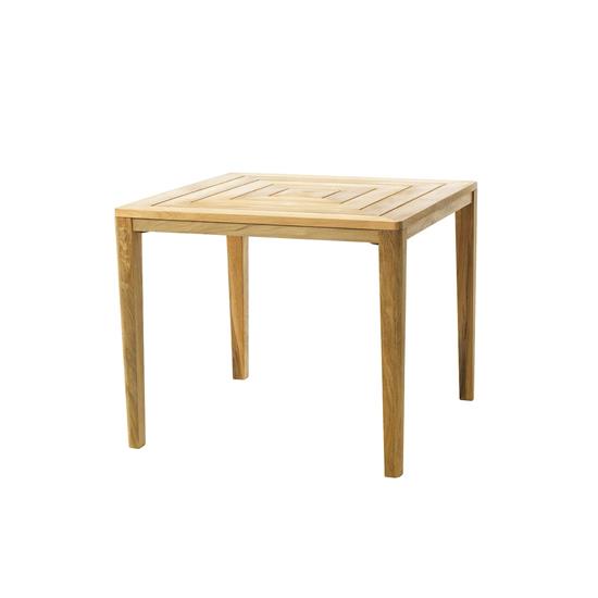 ETHIMO FRIENDS Table repas carr&#233;e 90X90cm Ht.76cm - TECK