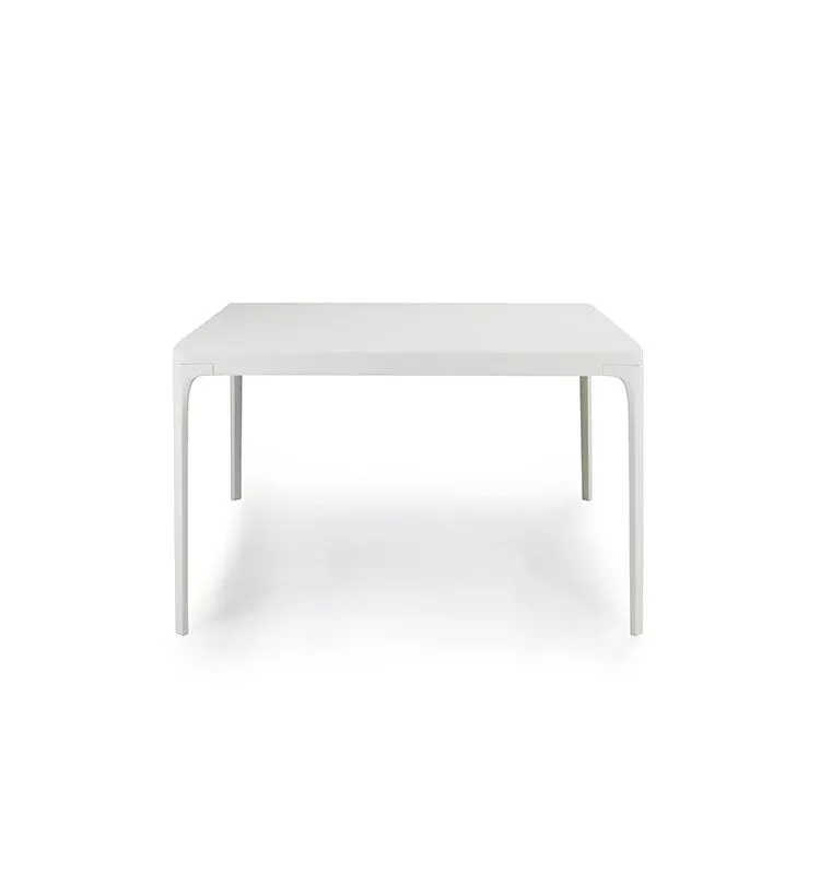 ETHIMO PLAY Table repas carr&#233;e 99X99cm Ht.75cm - Structure aluminium Plateau c&#233;ramique
