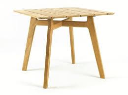 ETHIMO KNIT Table repas 90cmX90cm - Teck