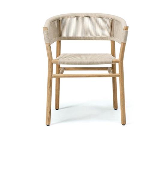 ETHIMO KILT Fauteuil repas Teck