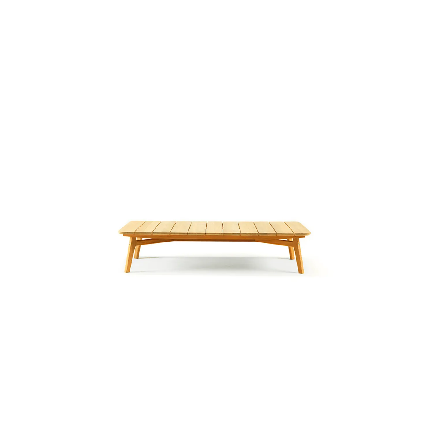 ETHIMO KNIT Table basse rectangulaire 137cmX75cm - Teck