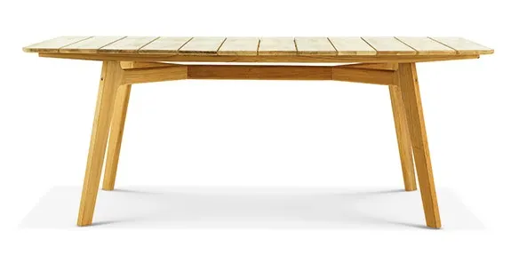 ETHIMO KNIT Table rectangulaire 200X100cm - Teck